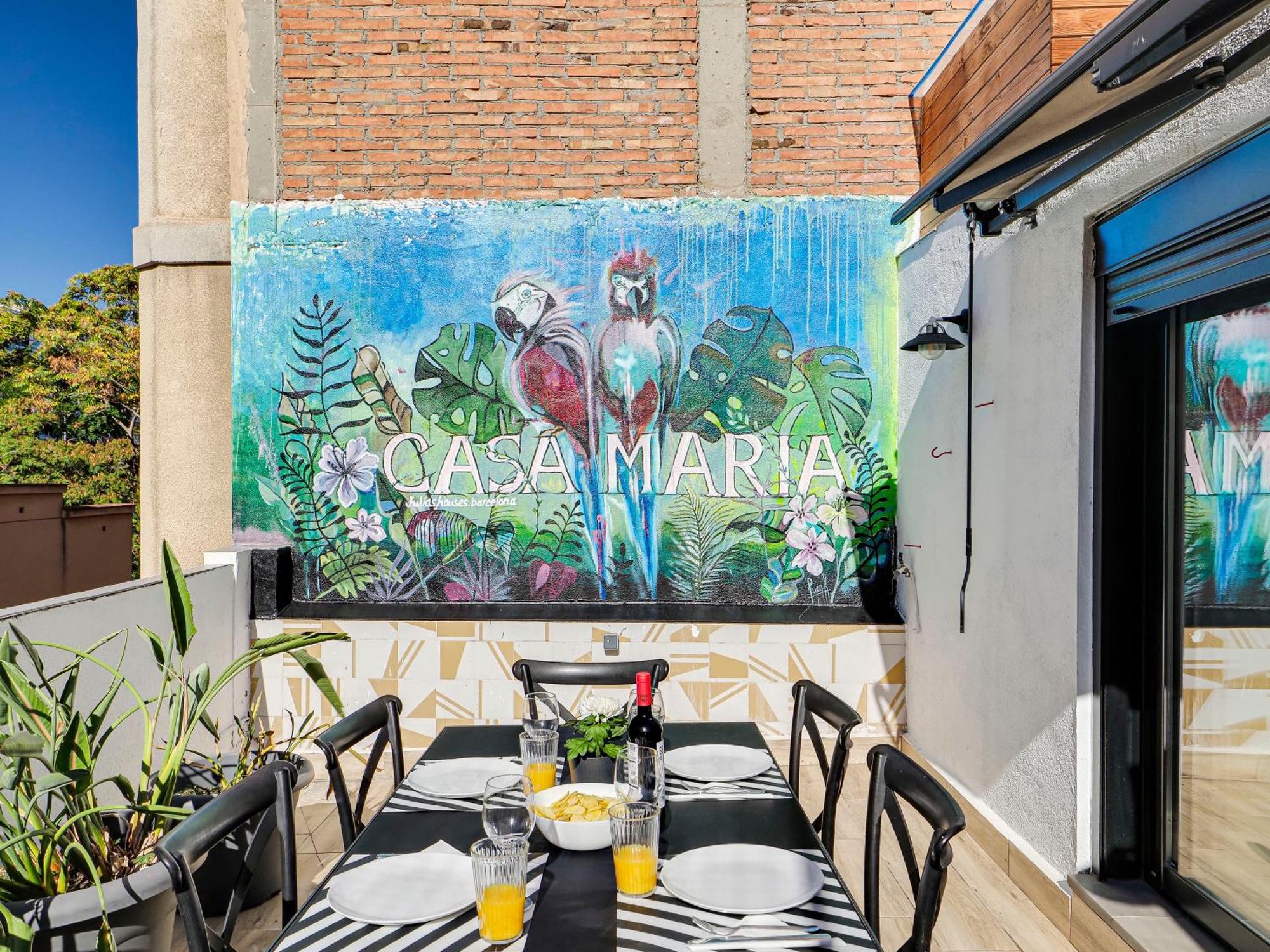 Casa Maria Townhouse- Terrace-4 Bedrooms لوسبيتاليت دي يوبريغات المظهر الخارجي الصورة
